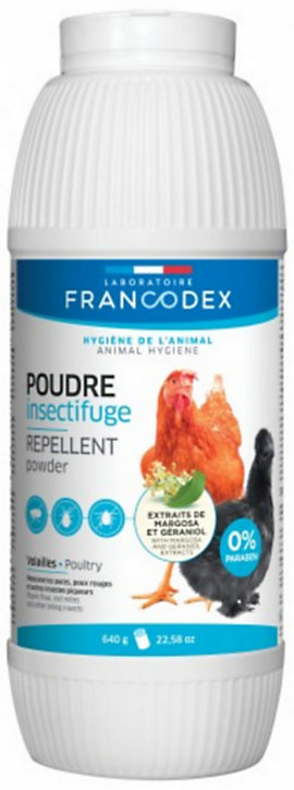 Poudre insectif. volaille 640g