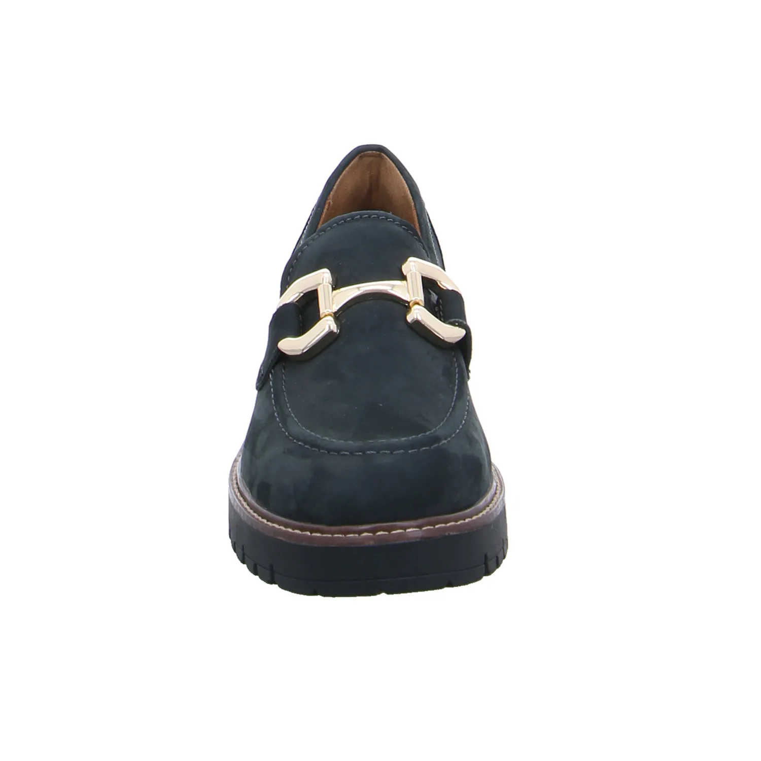 TAMARIS Slipper Navy Leder