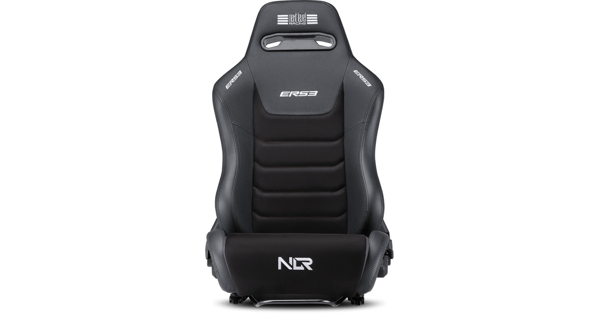 Next Level RacingERS3 Elite Reclining Seat - PU leder & suède edition gamestoel  (Zwart)
