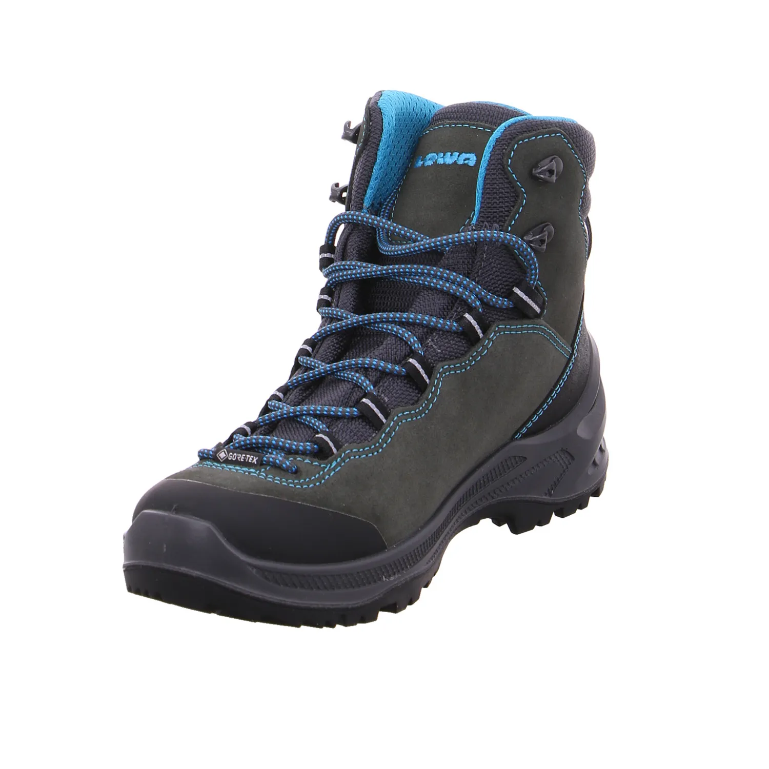 LOWA Kinder-Wanderschuhe Anthrazit Textil