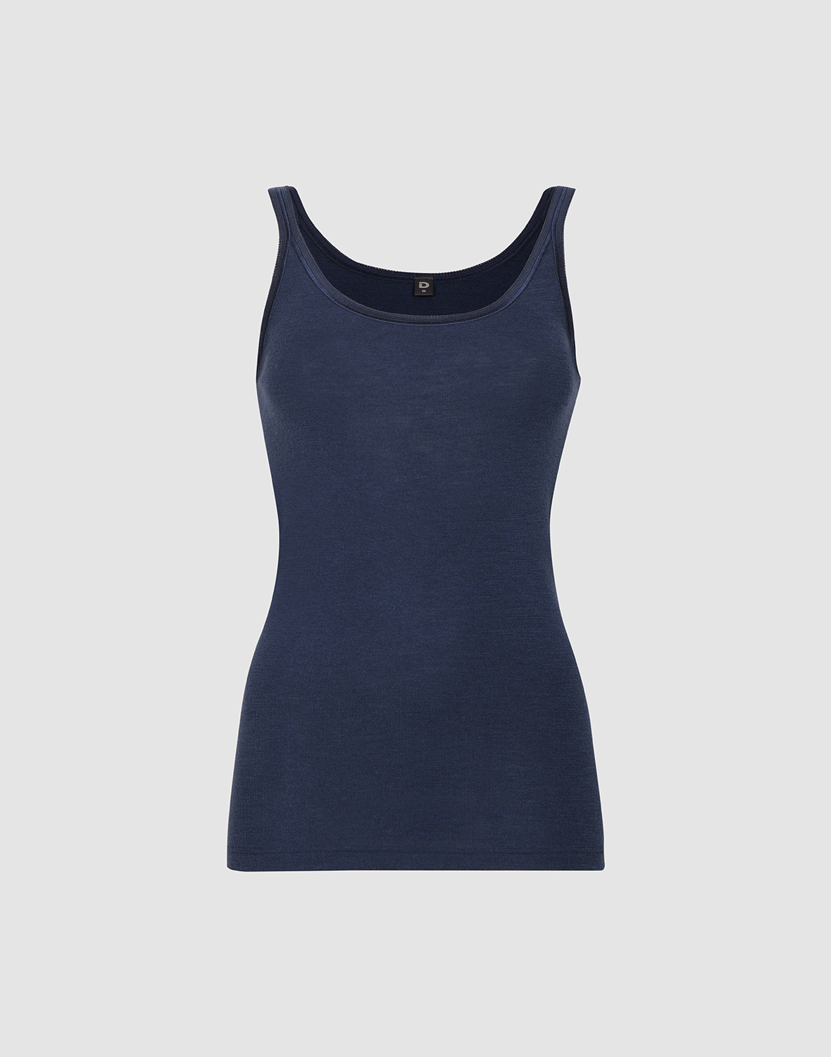 Top van merinowol voor dames in Blushmelange