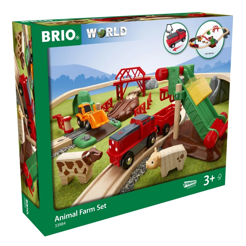 BRIO - Togbane Bondegårdssæt(33984)