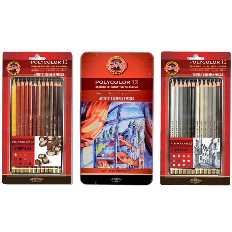Koh-i-Noor Farbstift Polycolor 3800, 12er-Set