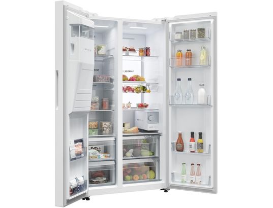 HAIER - Réfrigérateur side by side HSW79F18DIGW