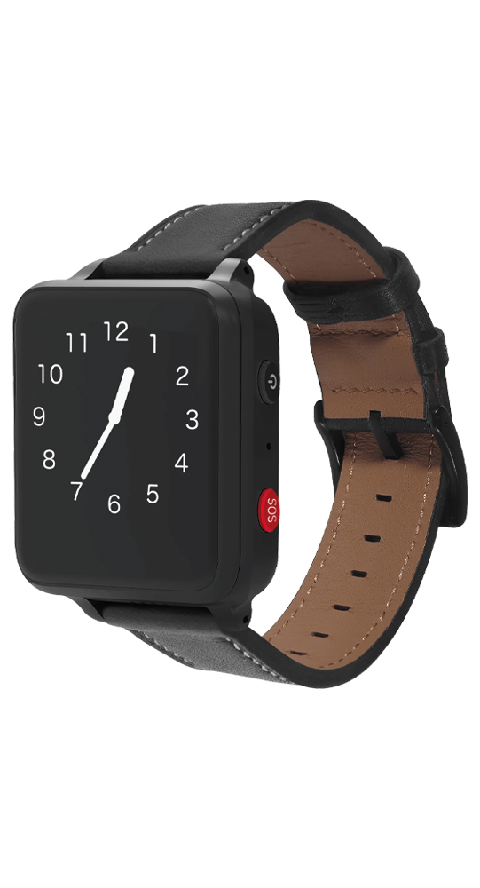 Anio Senioren-Smartwatches Care+ Schwarz
