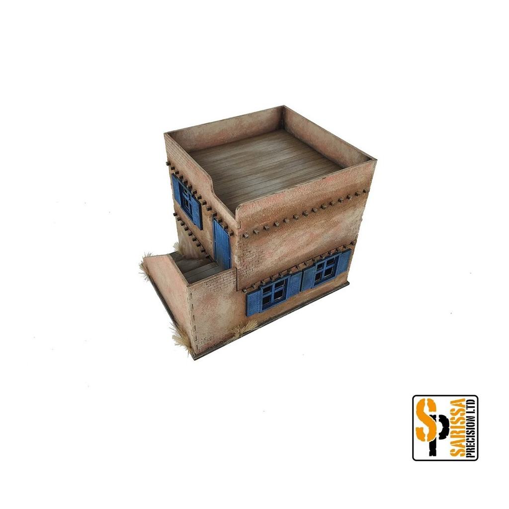 Old West: Adobe Two-Storey House
