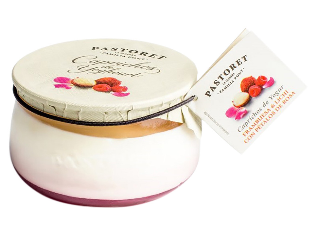 IOGURTE PASTORET FRAMBOESALICHIA E PÉTALAS ROSA 150G