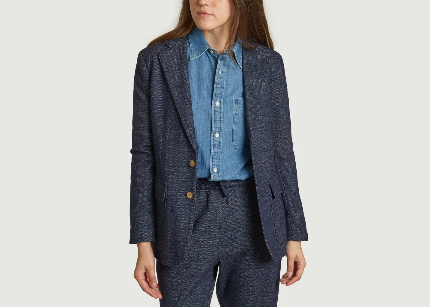 Blazer croisé à chevrons Polo Ralph Lauren