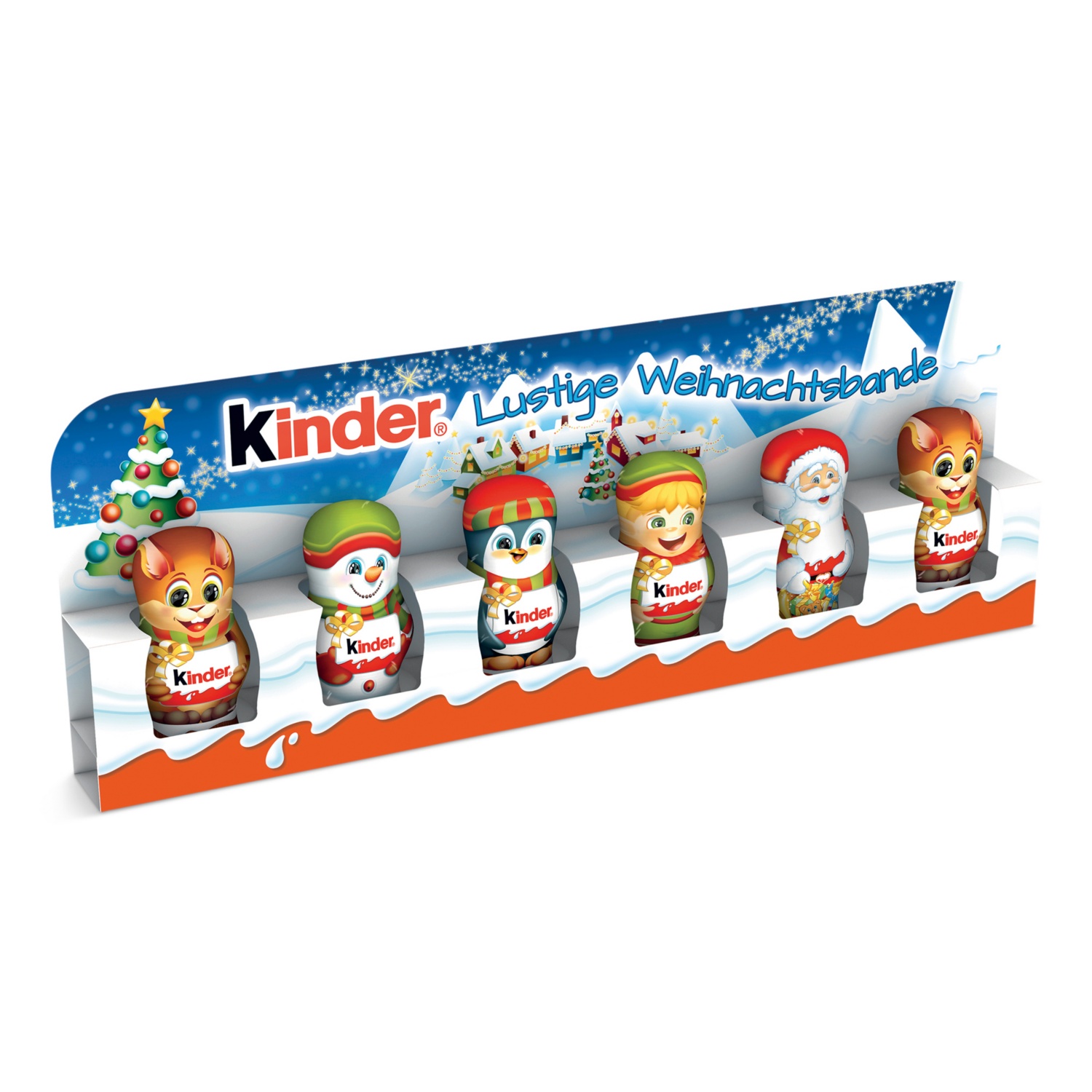 KINDER Weihnachtsfiguren 6 x 15 g