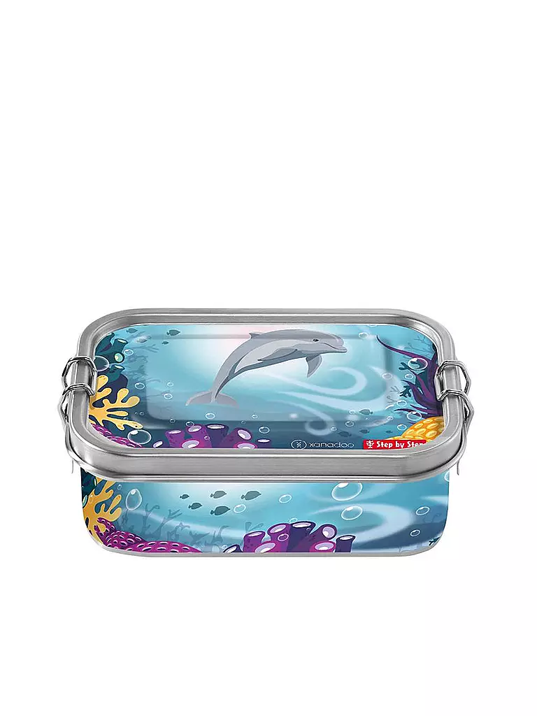 STEP BY STEP Edelstahl Lunchbox -  Dolphin Pippa  bunt