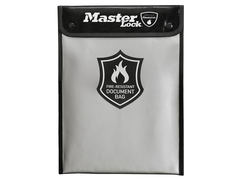 Masterlock Dokumententasche Feuer- und Wasserbeständig Feuerfeste Dokumententasche