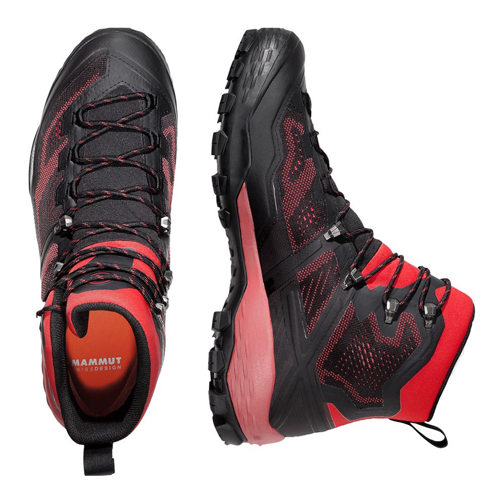 Mammut DUCAN HIGH GTX - Chaussures randonné Homme black/dark spicy