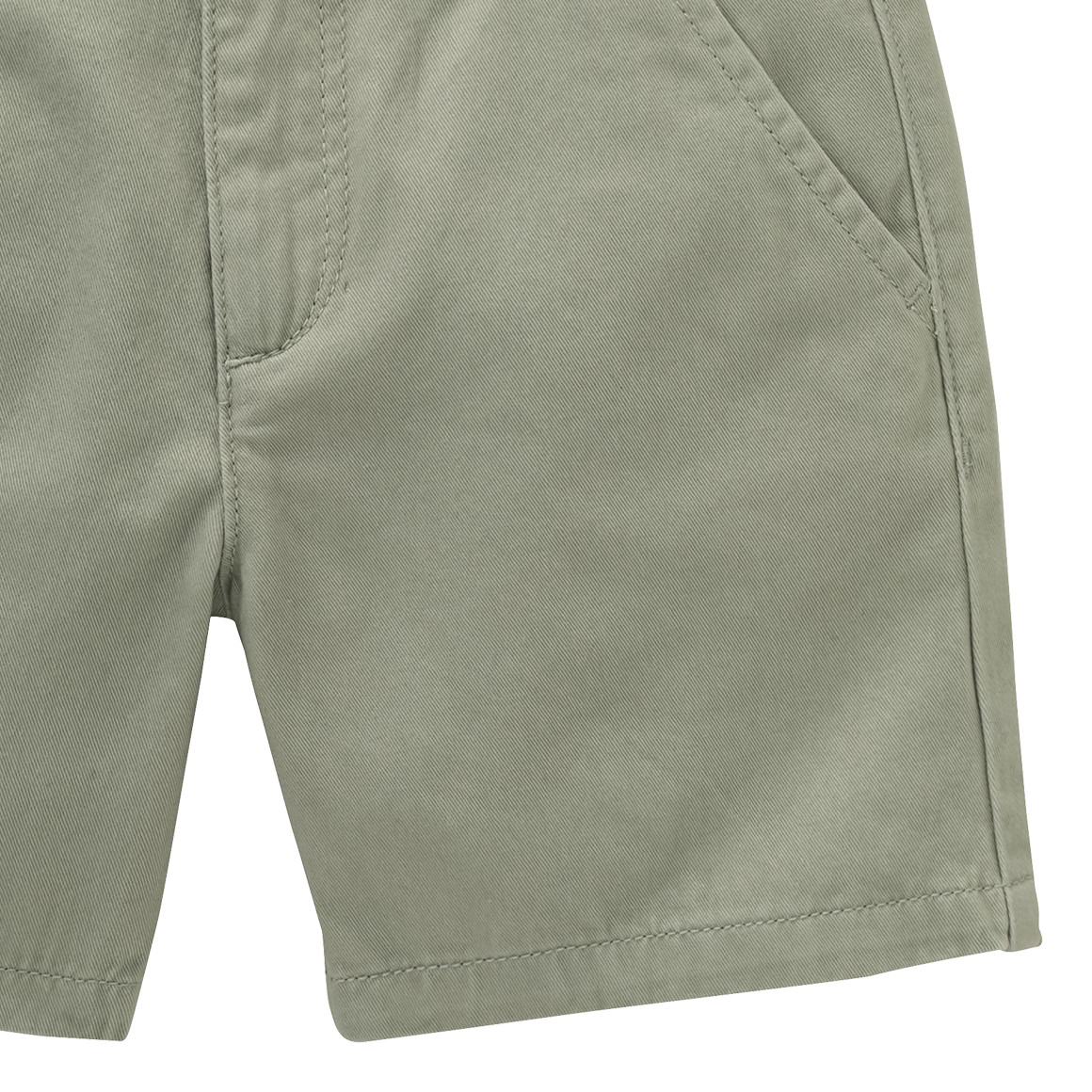 Jonas Nielsen Jungen Shorts mit verstellbarem Bund oliv