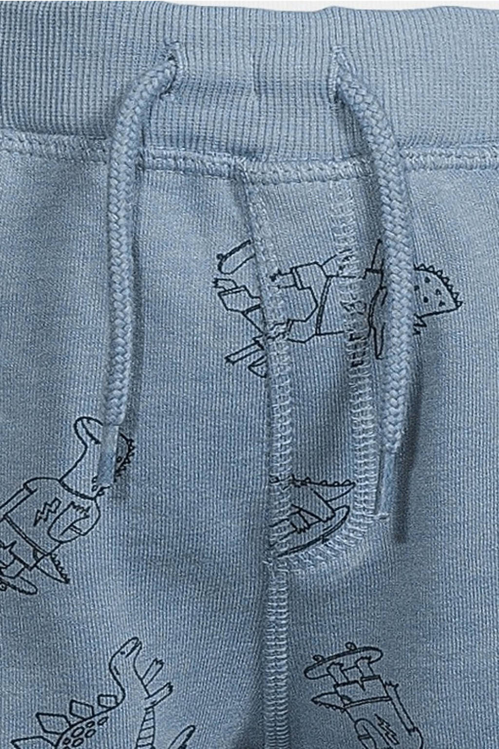 NAME IT joggingbroek NMMVIMO met all over print blauw