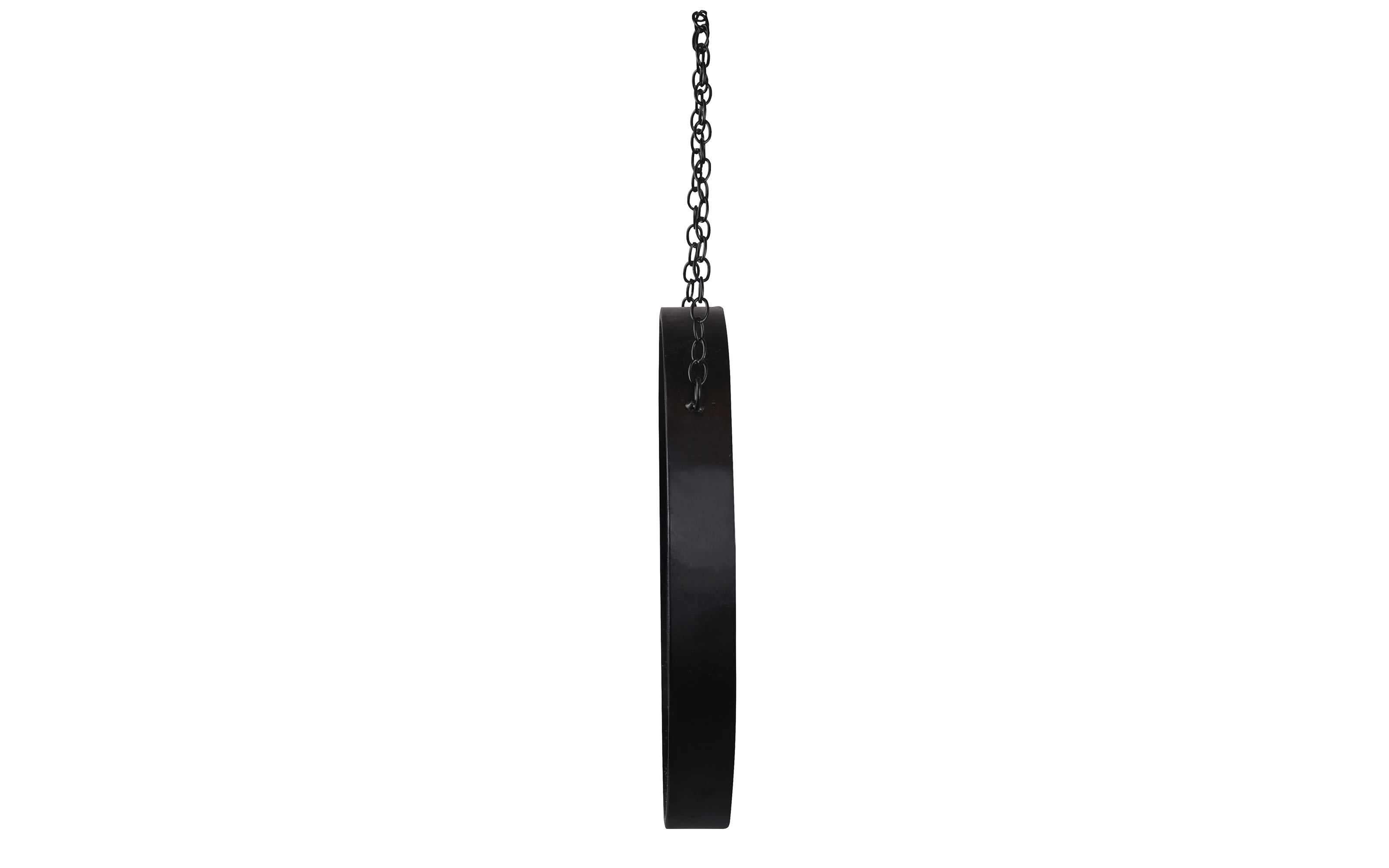 Metallspiegel Sabine, schwarz, 25,5 cm