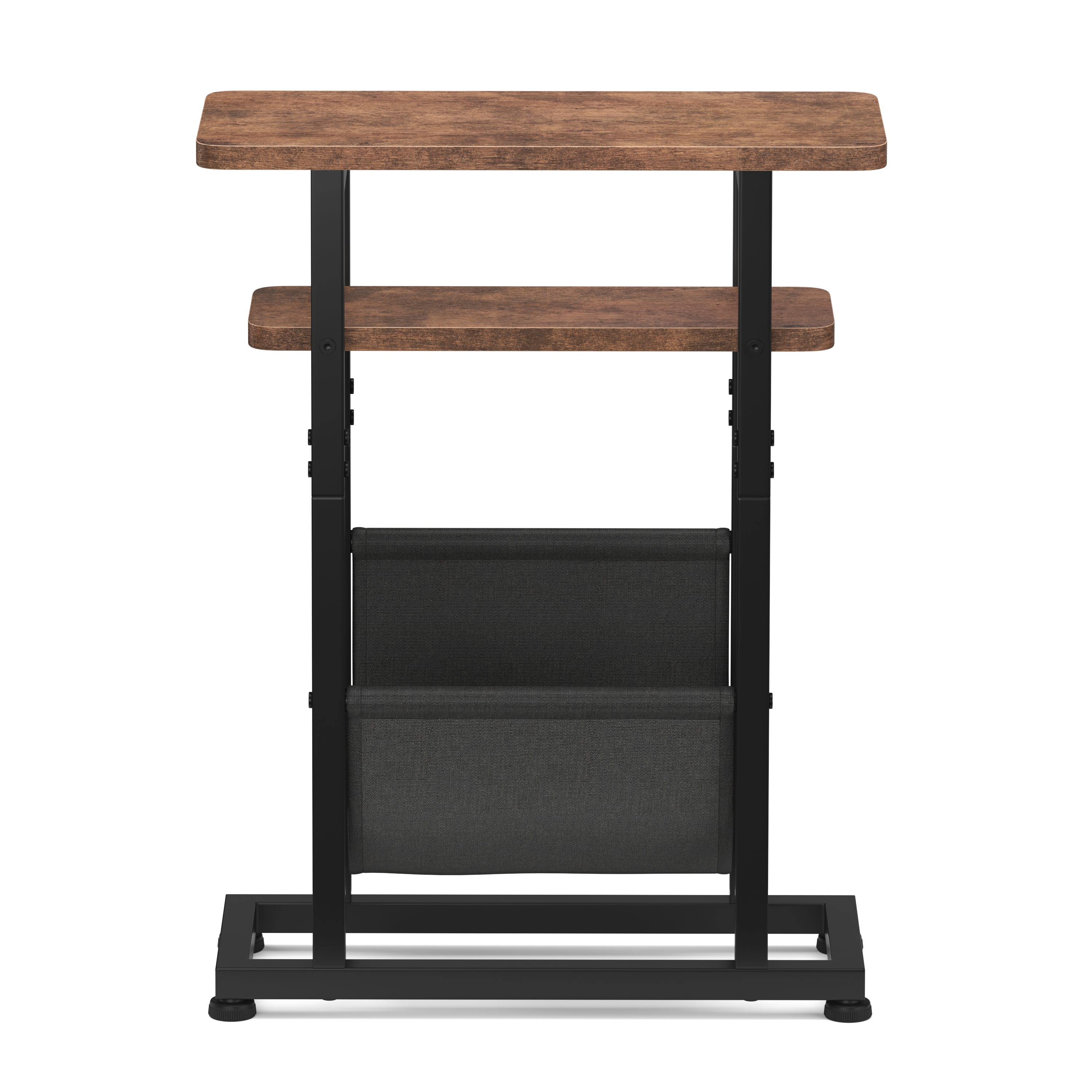 Beistelltisch Vintage BONITA mit Zeitungsablage 42 x 18 x 55 cm