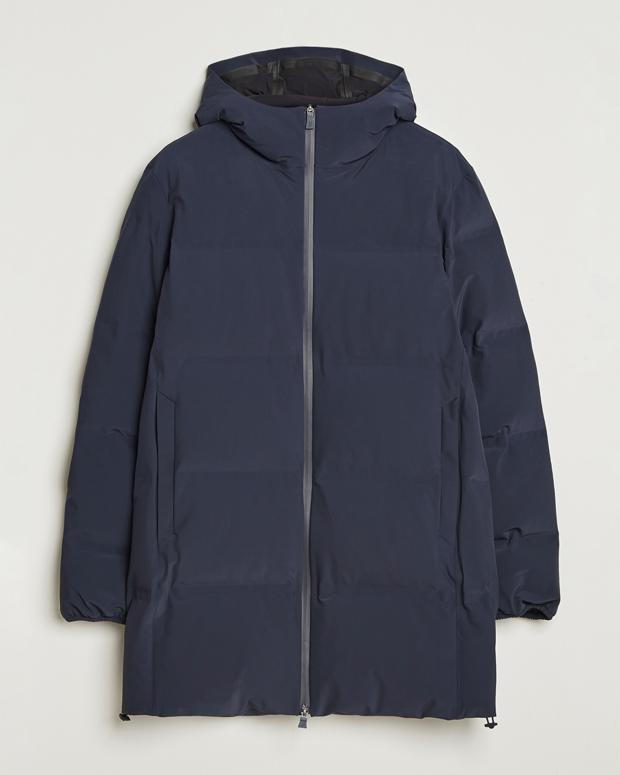Herno Waterproof Stretch Down Parka Navy
