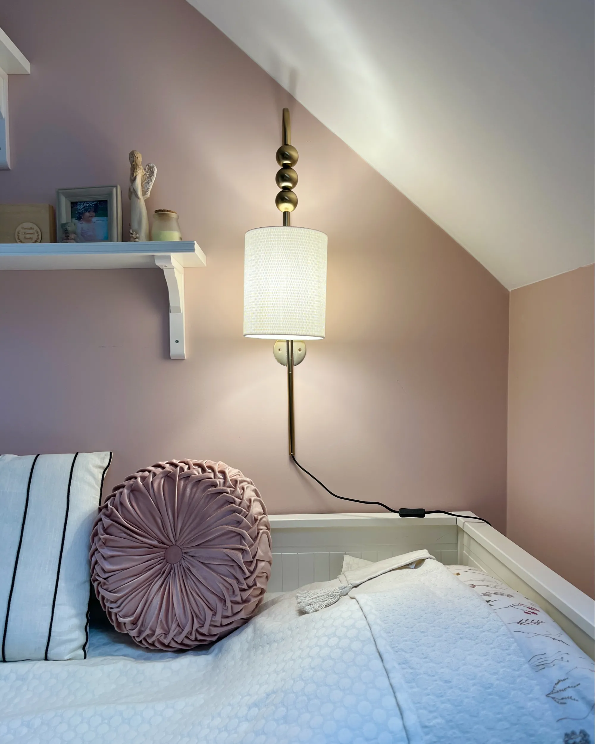 Wandlamp LOKY Metaal Messing