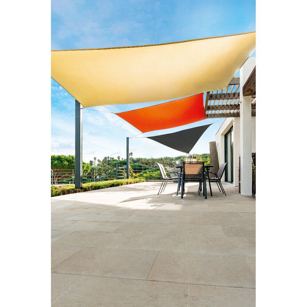 Voile d'ombrage Carrée terracotta