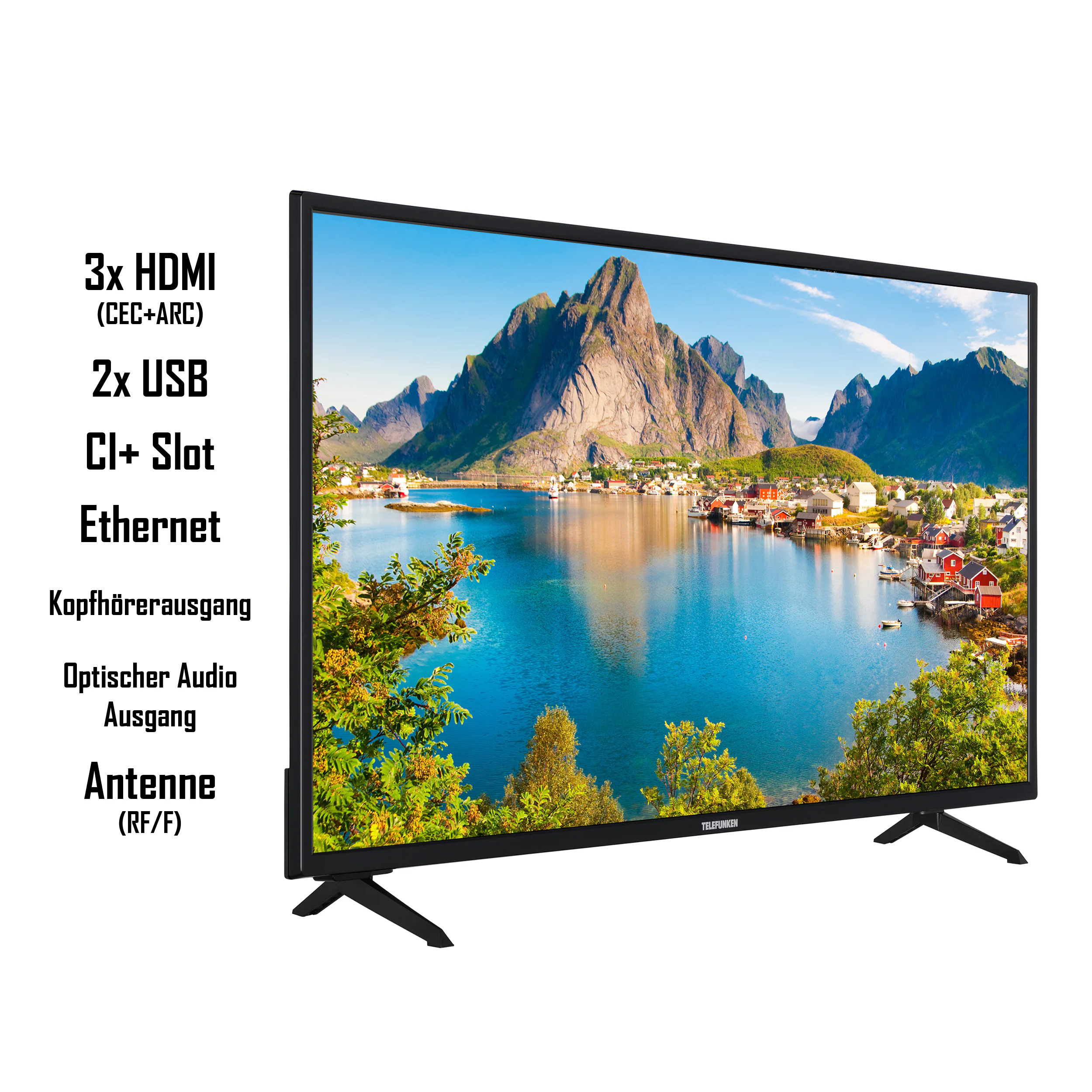 Telefunken XU43SN550S 43 Zoll UHD Smart TV