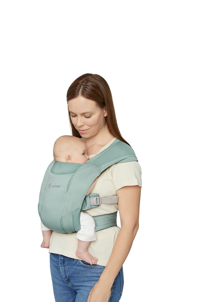 Embrace Neugeborenentrage - Soft Air Mesh - Sage