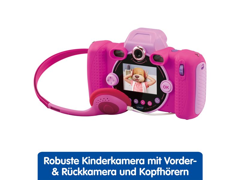 Vtech Kinderkamera KidiZoom Duo FX Pink Digitale Kamera für Kinder