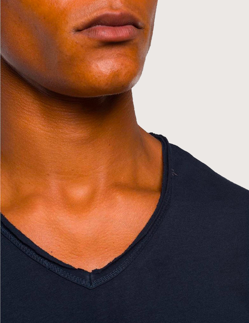REPLAY T-SHIRT EN COTON MARINE