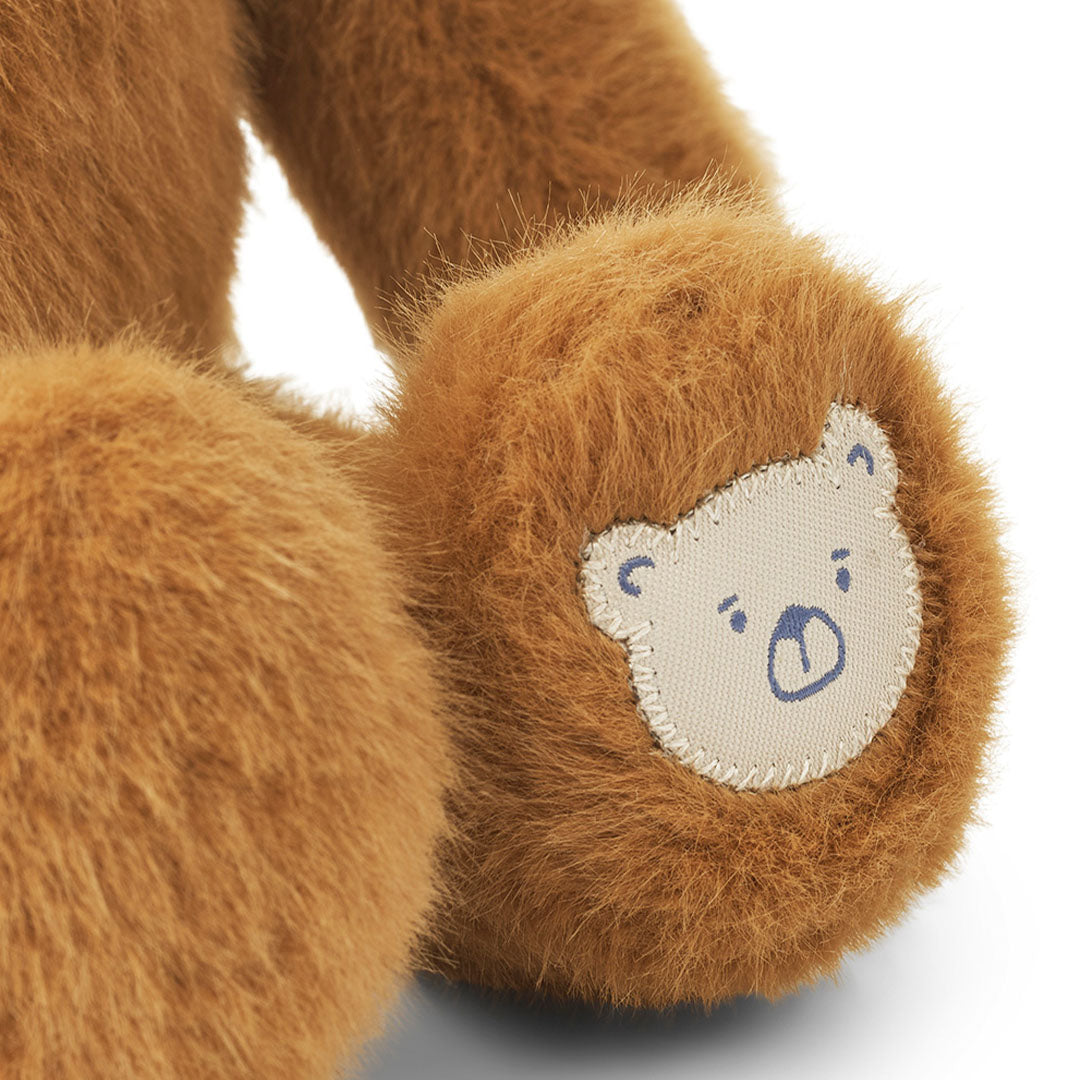 liewood knuffelbeer binnie - golden caramel - 16 cm