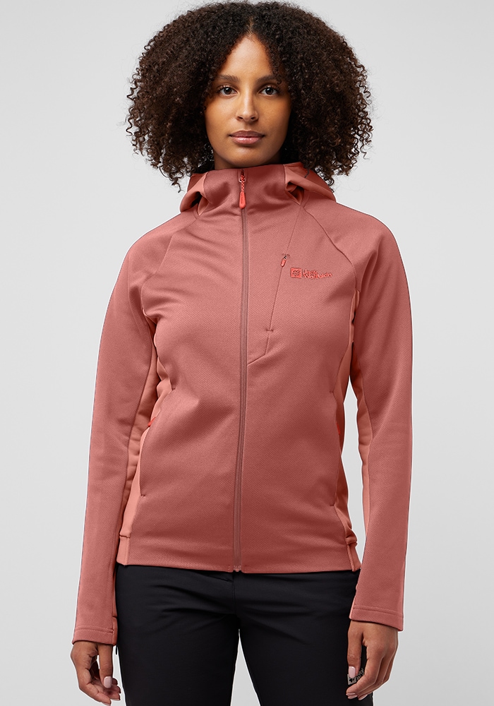 Jack Wolfskin Fleecejacke »ALPGRAT XT JKT W« mit Kapuze