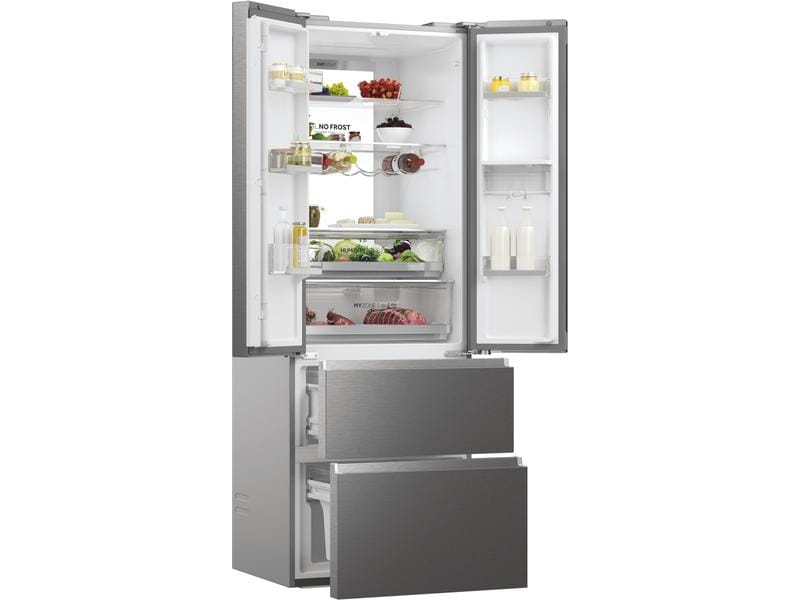 Haier Foodcenter HFW7720EWMP Silber Side by Side Kühlgerät