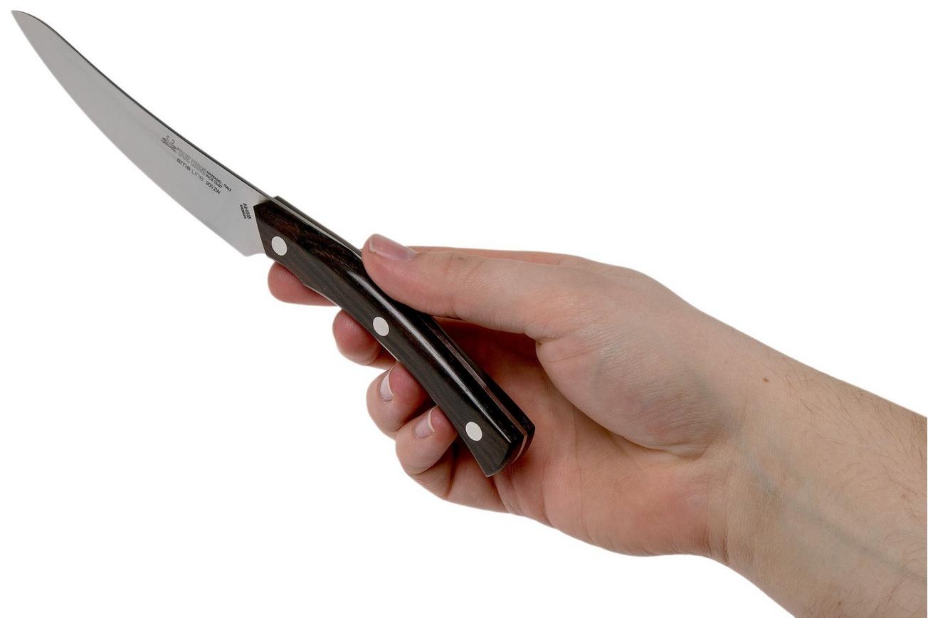Due Cigni Arne Line steakmes 11 cm, ziricote