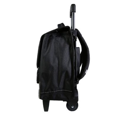 Cartable à roulettes Tortues Ninja 38 cm - 2 compartiments - noir - Bagtrotter