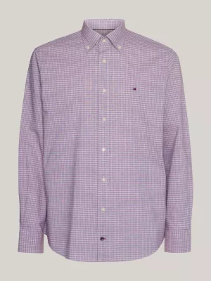 Camisa Micro Check de Corte Regular