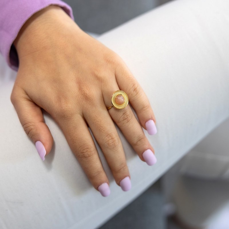 Bague Femme Ajustable Acier