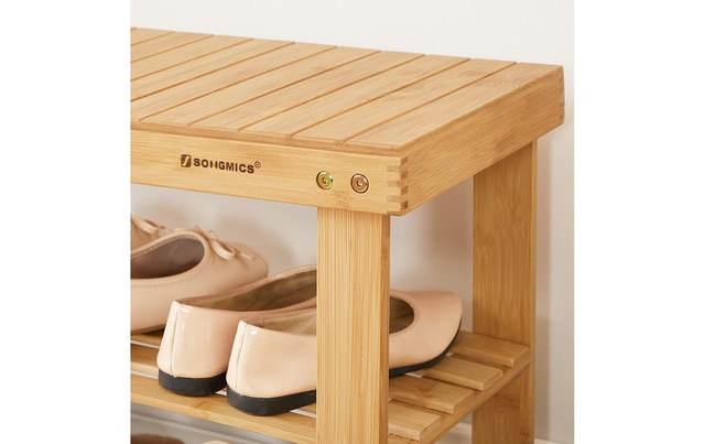 SONGMICS Schuhregal »aus Bambus«