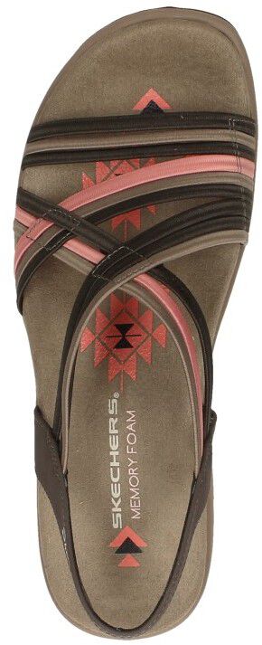 Skechers Reggae Slim - Simply Stretch donkerbruin
