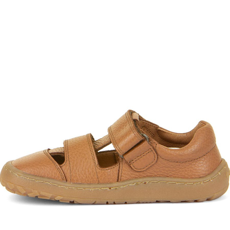 Froddo Froddo Barefoot Sandales Deux Scratchs Cognac