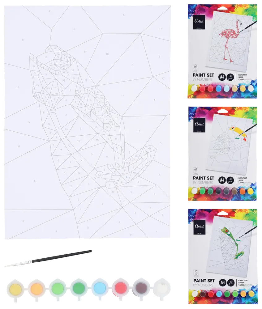 Paint by numbers A4