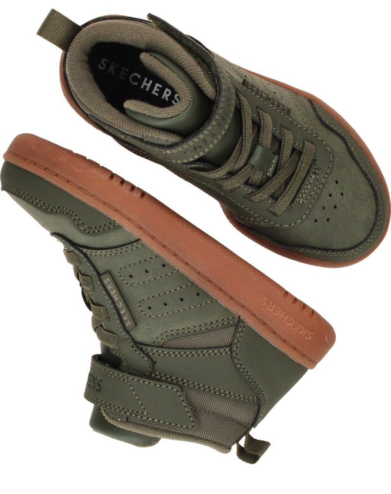 Skechers Quick street Veterboots Groen Jongens
