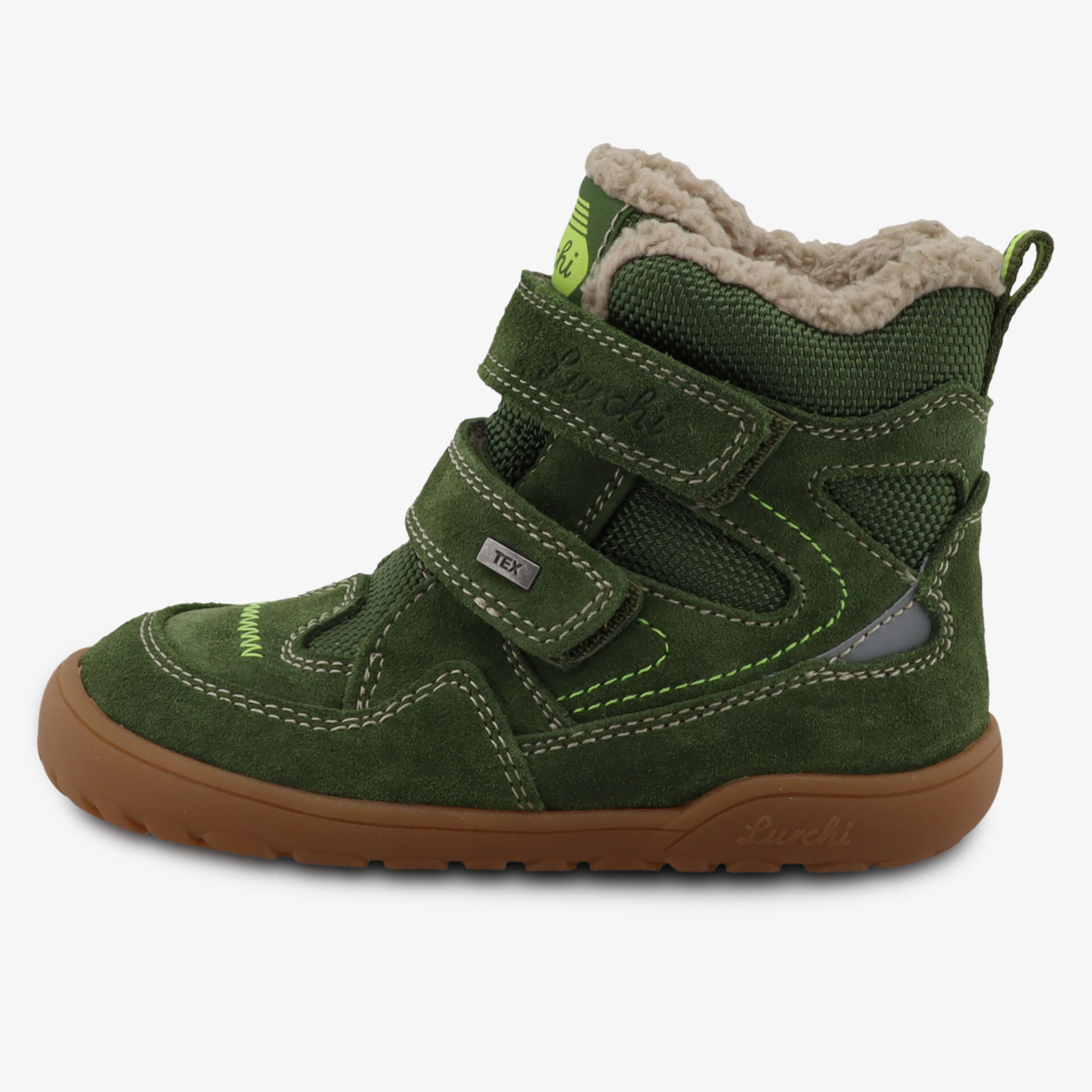 Lurchi Kinder Klettstiefel grün