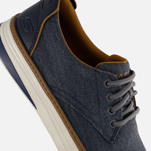 Skechers Hyland Ratner Sneakers blauw Canvas