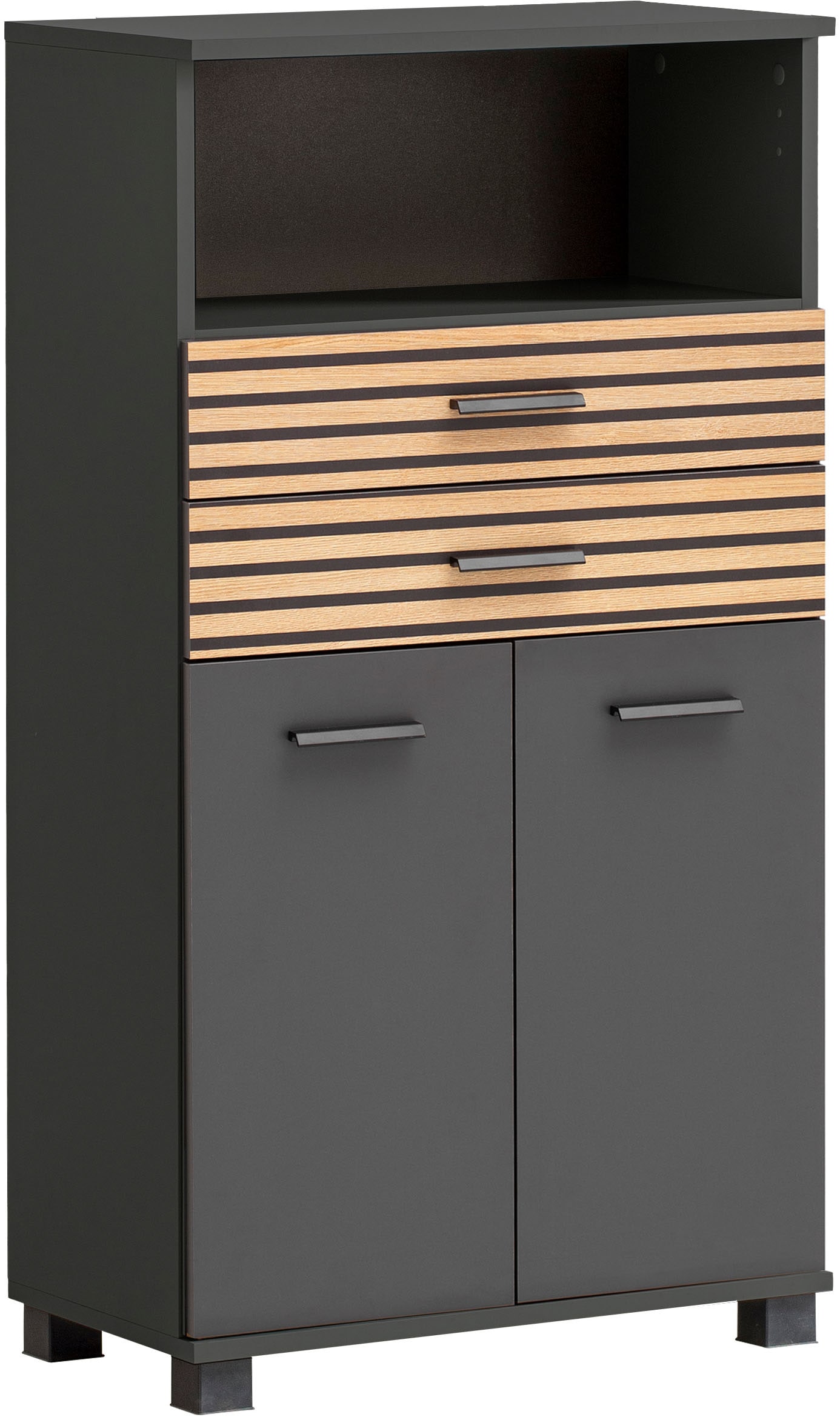 welltime Midischrank »Katta, Breite 60 cm« Schubladen mit Akustikprint