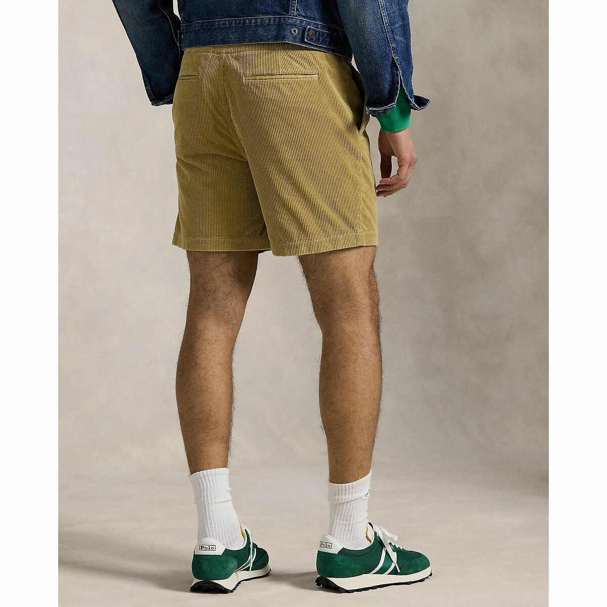 POLO RALPH LAUREN<br>Shorts de veludo com cordão