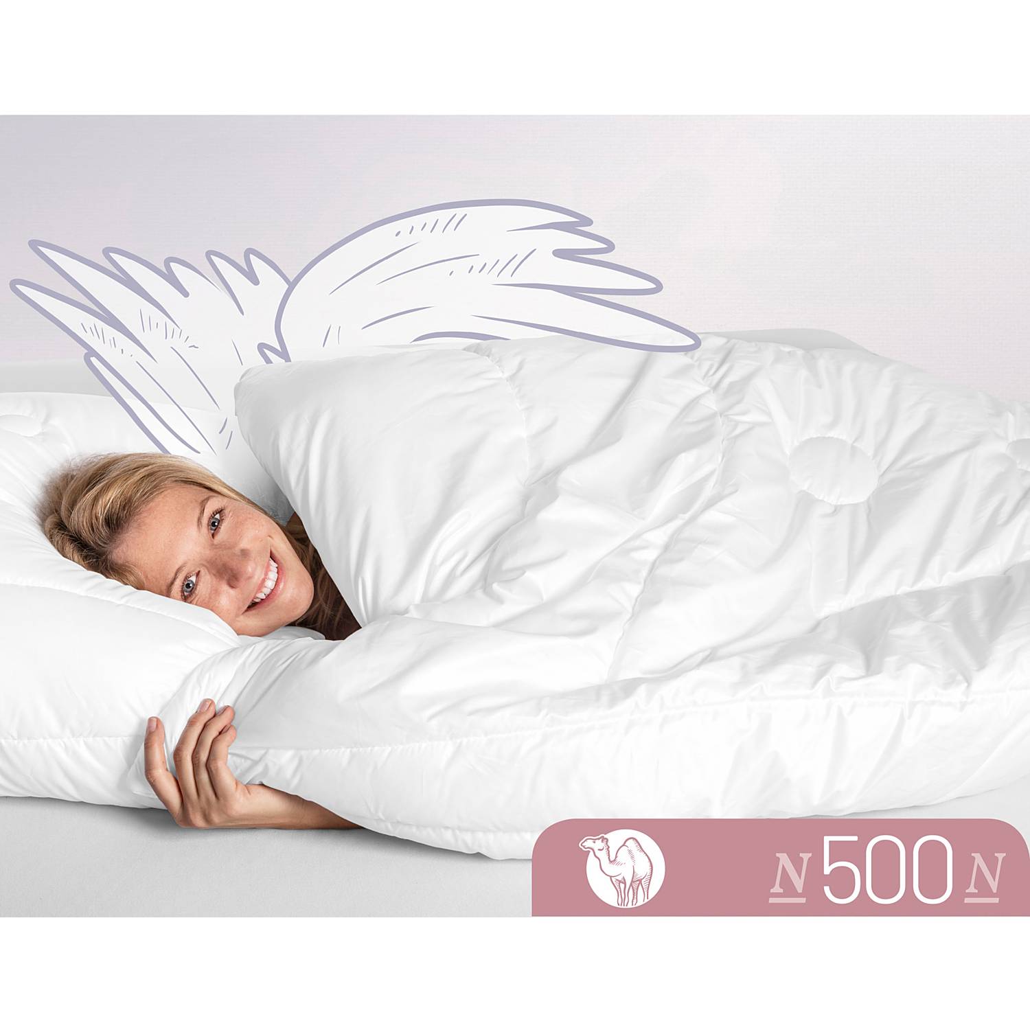 Schlafstil Duo-Leichtsteppbett N500