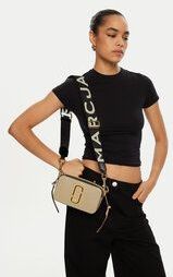 Marc Jacobs - The Snapshot Bag - Beige - Saffiano Leder - Kleurblok Design