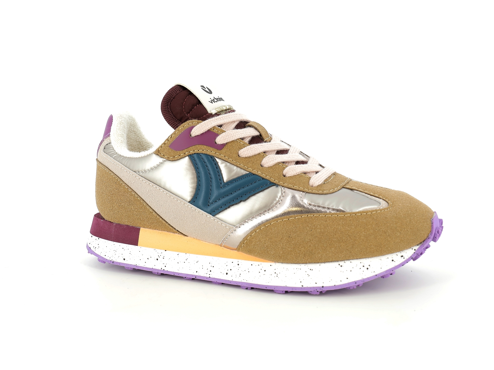 Victoria-1136105 Matières combinées Taupe