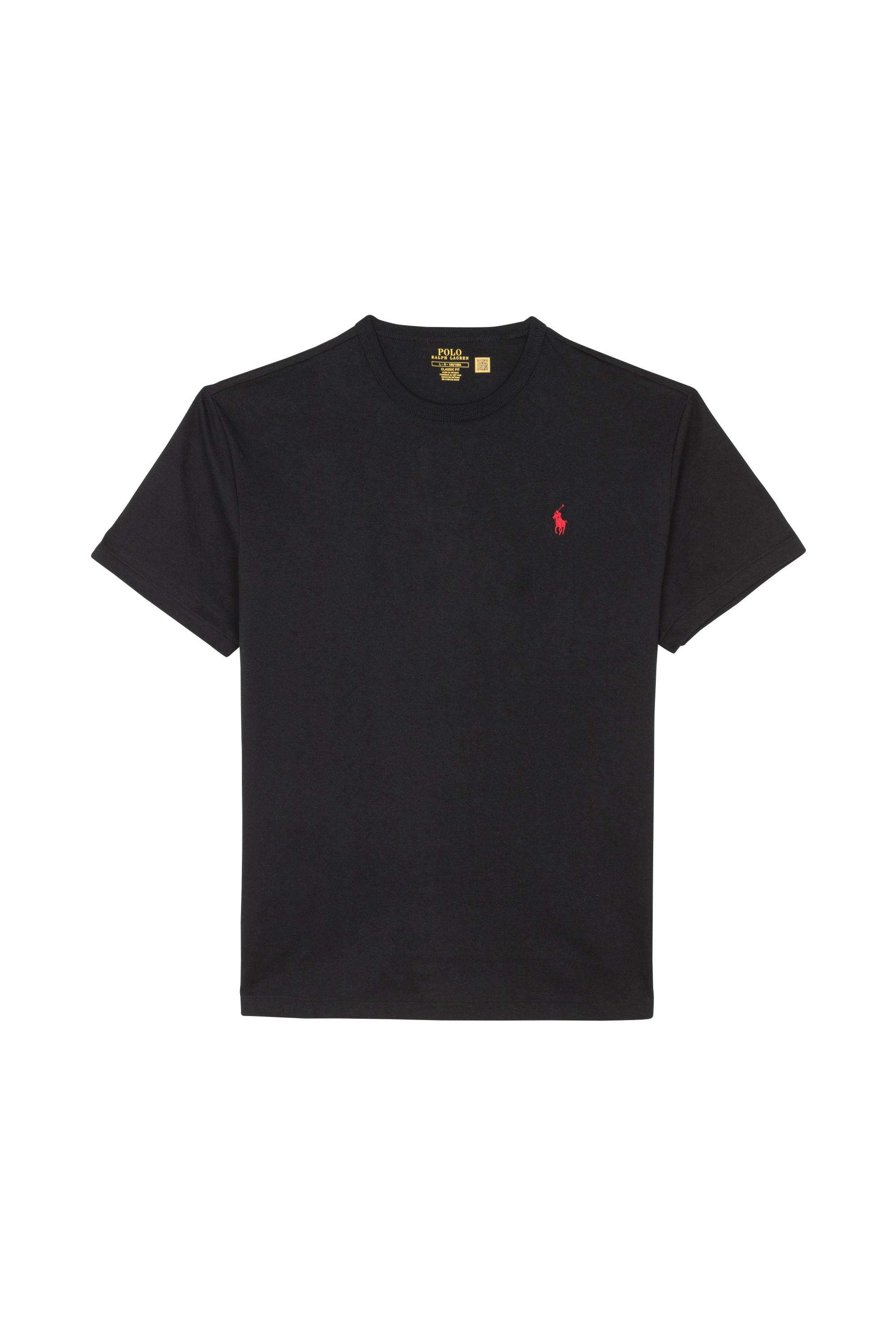 POLO RALPH LAUREN T-shirt  Classic Fit Heavyweight Jersey T-Shirt Noir