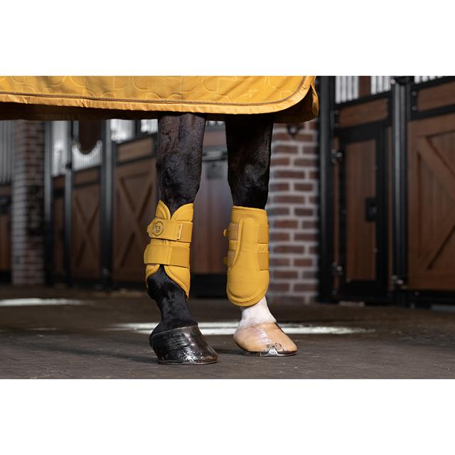 Beenbeschermers Eskadron Platinum Faux Leather Geel
