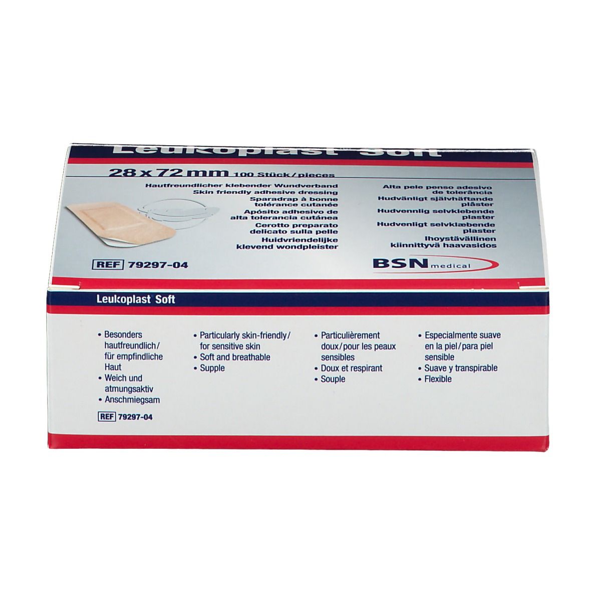 Leukoplast® Soft Strips 0,07 m x 2,80 cm