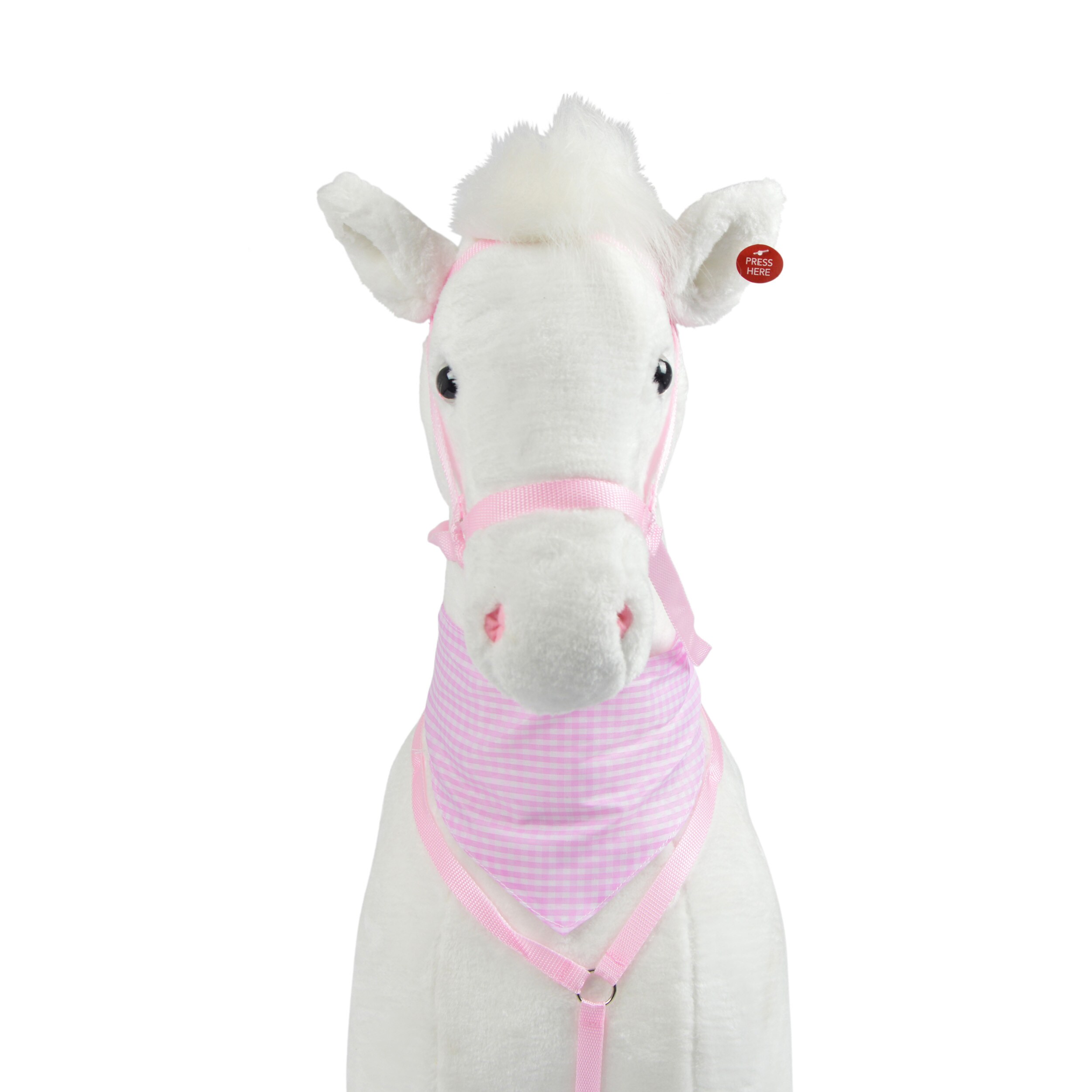 Pink Papaya Stehpferd für Kinder zum Reiten Luna 105 cm